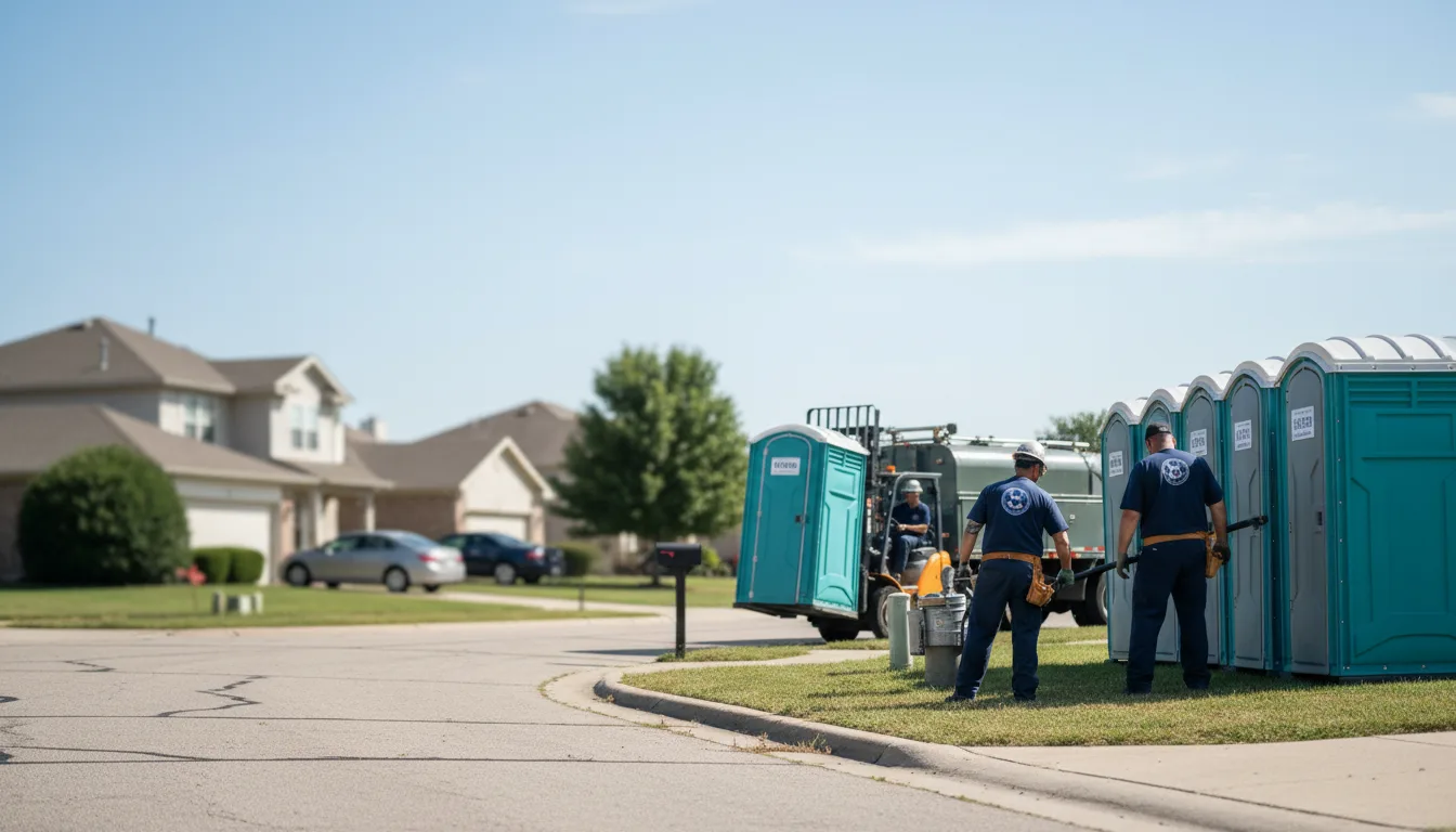 Porta Potty Rental in Bunker Hill, KS near me